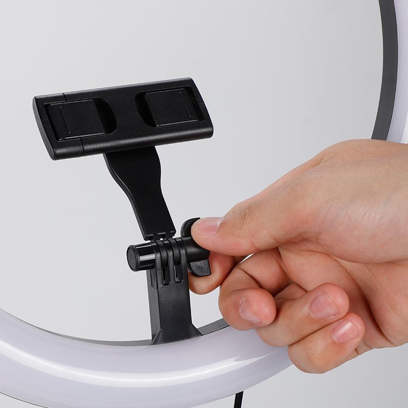 Đảm bảo chất lượng giá đỡ sàn lấp đầy ánh sáng lưới màu đỏ vòng phát sóng trực tiếp lấp đầy ánh sáng selfie trực tiếp ánh sáng tích hợp ánh sáng lấp đầy có thể thu vào