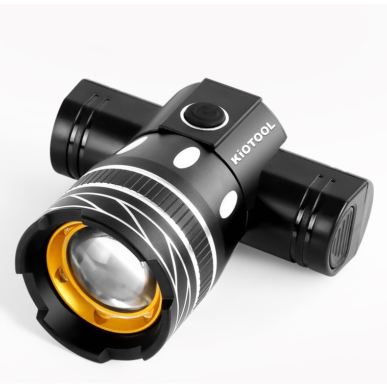 Đèn xe đạp thể thao Kiotool chiếu xa siêu sáng 150 lumen