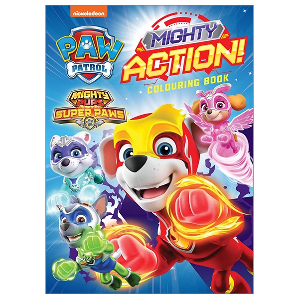 Paw Patrol Mighty Pups: Colouring Book