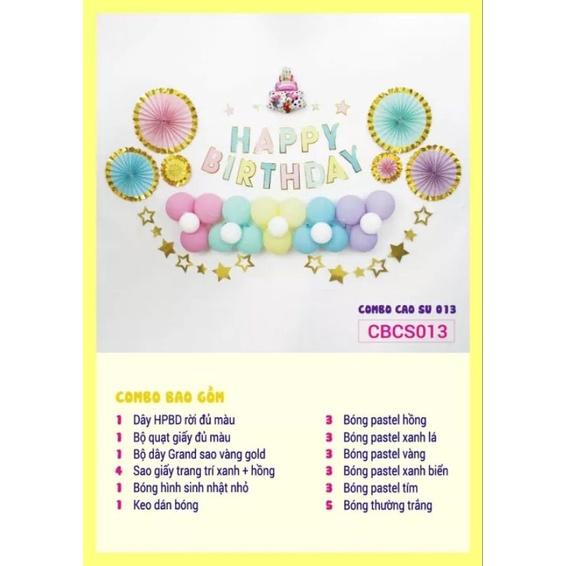 Bóng Combo cao su trang trí 013