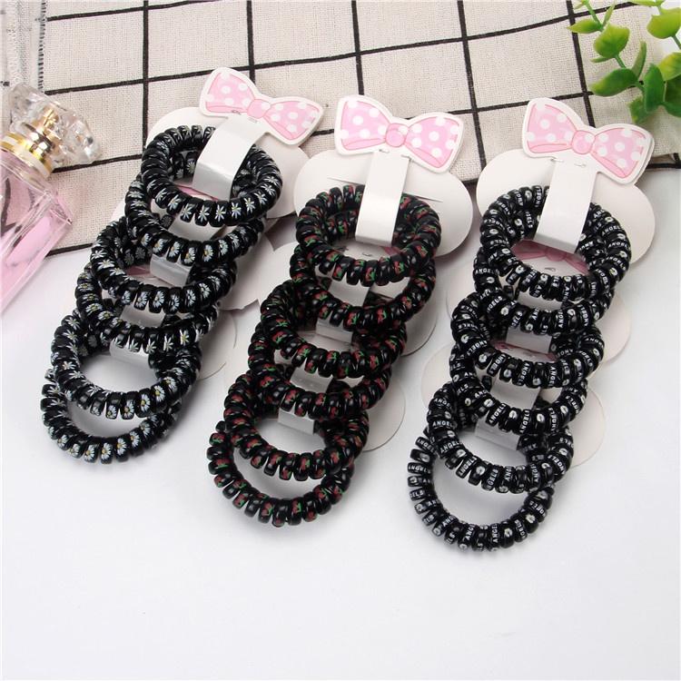 Combo 2 Dây Buộc Tóc Lò Xo, Set 3 Thun Cột Tóc Lò Xo Mẫu Mới Phong Cách Hàn Quốc