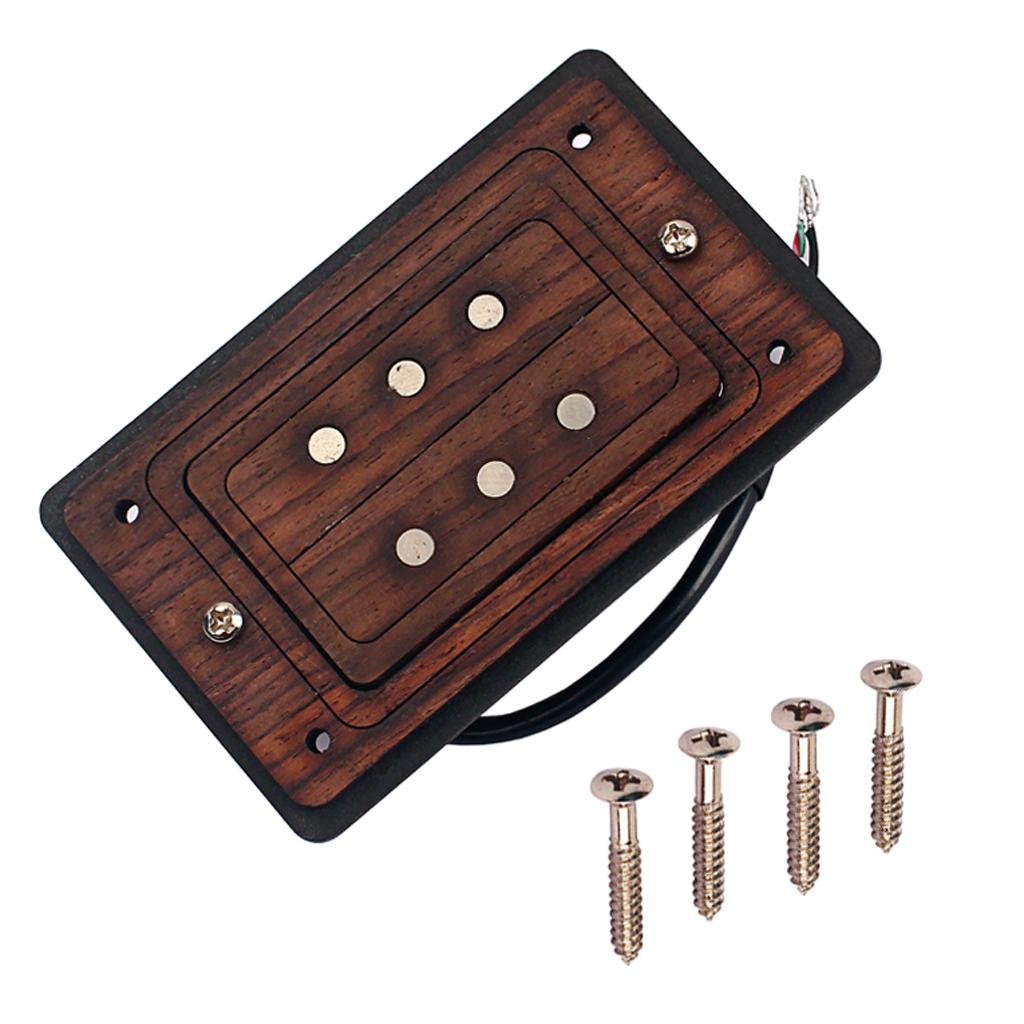Sunnimix Gỗ Hồng Sắc Humbucker Cho 3 Dây Phần Guitar