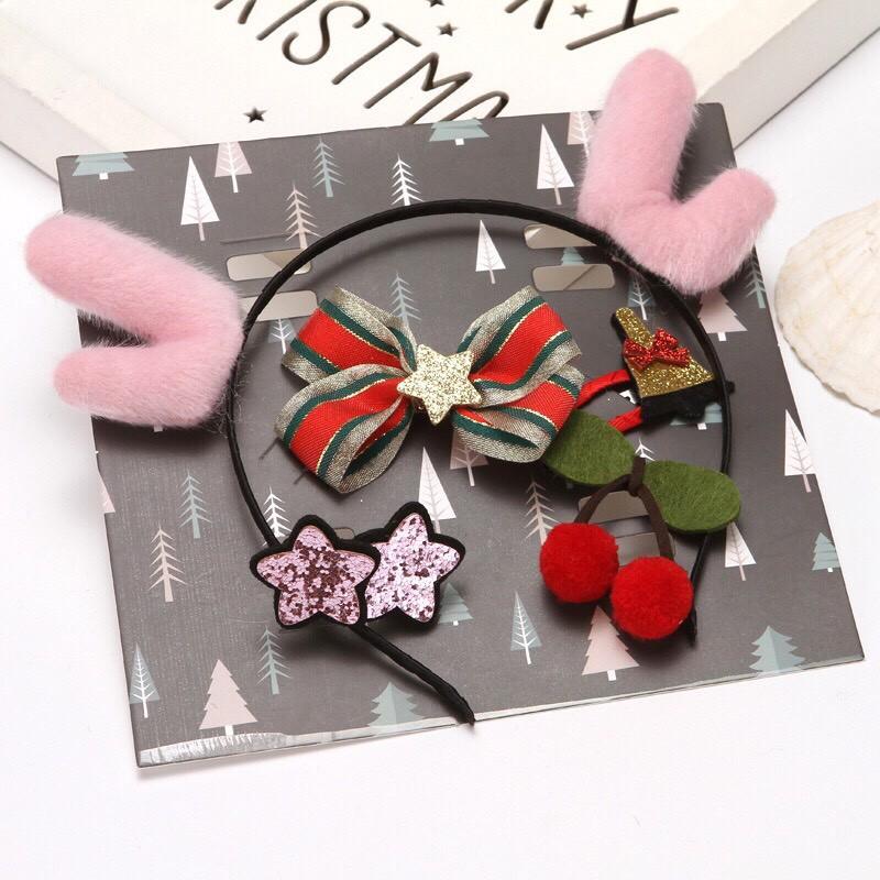 Set 4 món phụ kiện noel siêu đáng yêu