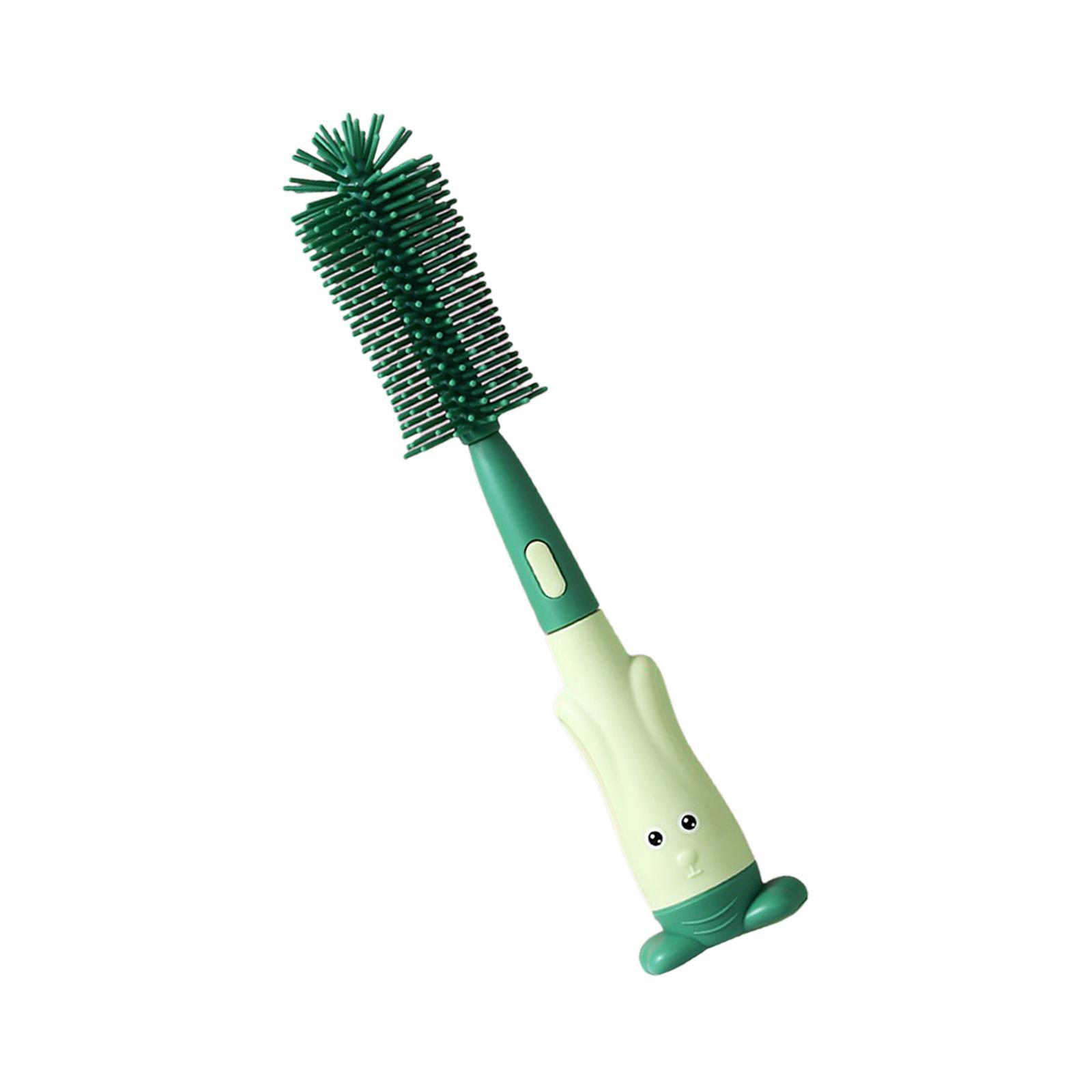 Multipurpose Bottle Cleaning Brush with Storage Base for Mugs Glass