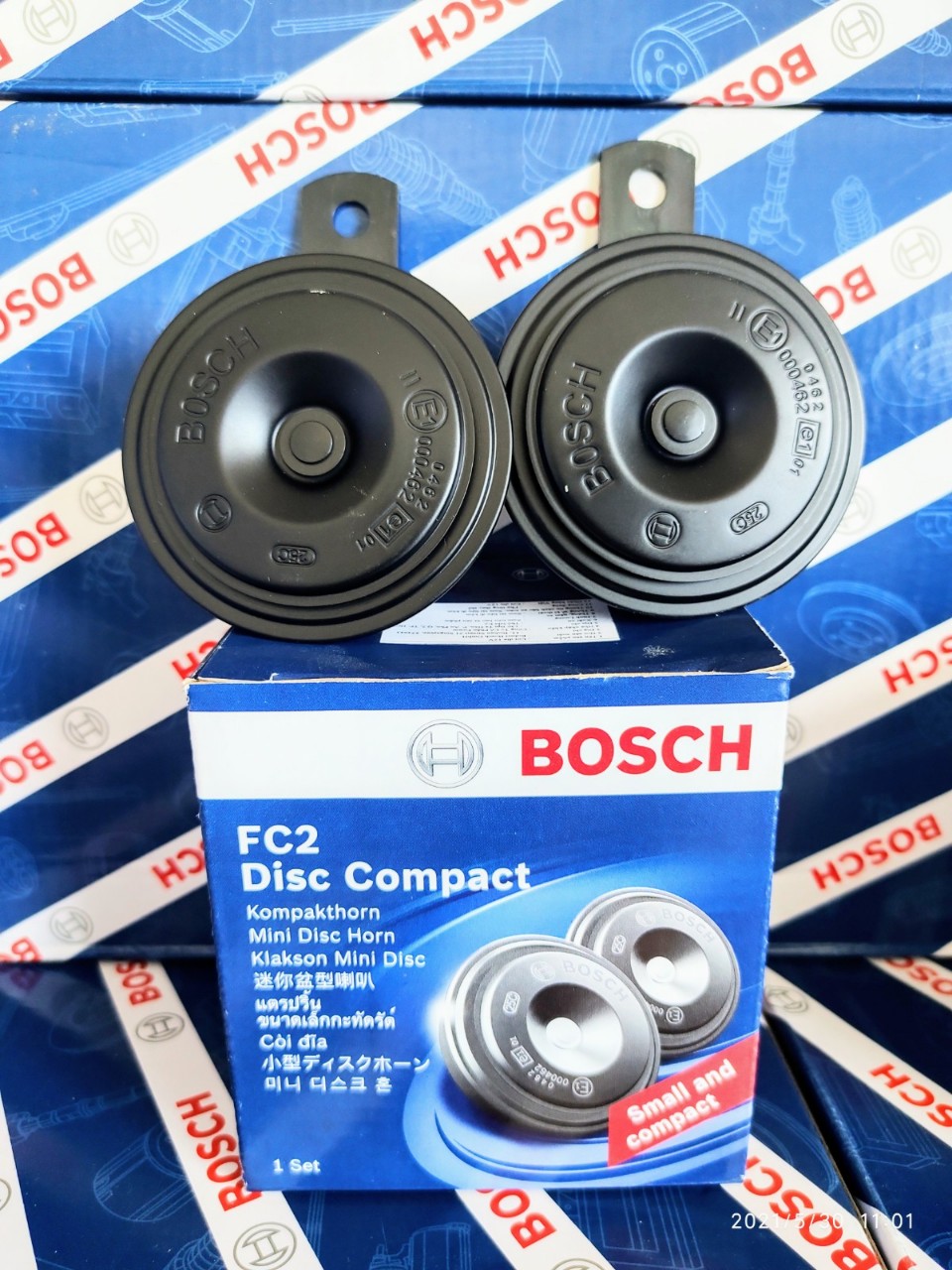 Còi Dĩa Nhỏ Bosch FC2 12V - Dành Cho Xe Du Lịch