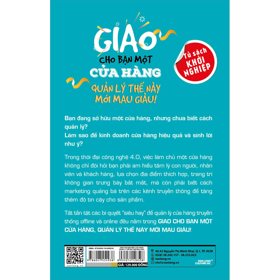 Giao Cho Bạn Một Cửa Hàng Quản Lý Thế Này Mới Mau Giàu