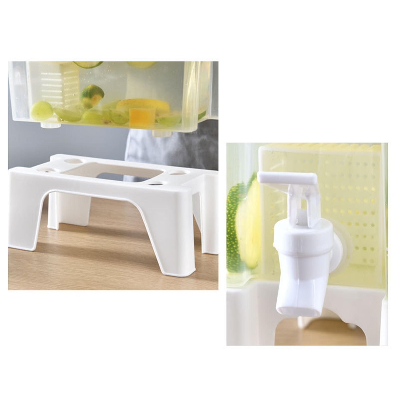 Refrigerator Beverage Dispenser with Tap Cold Water Jug Lemonade Container