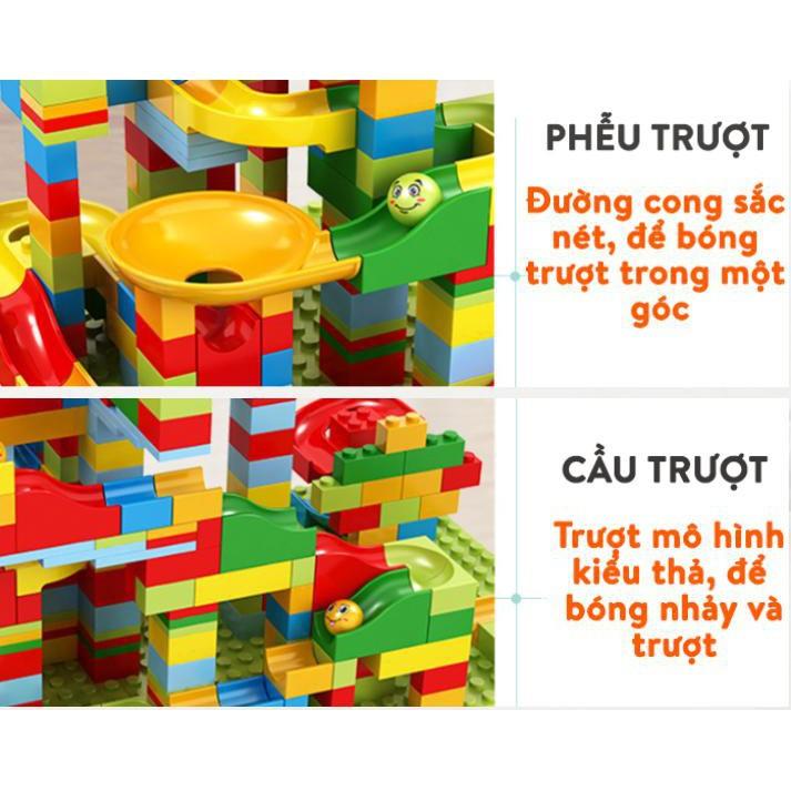 Khuyến mãi - Đồ chơi lắp ráp cầu trượt 330 chi tiết