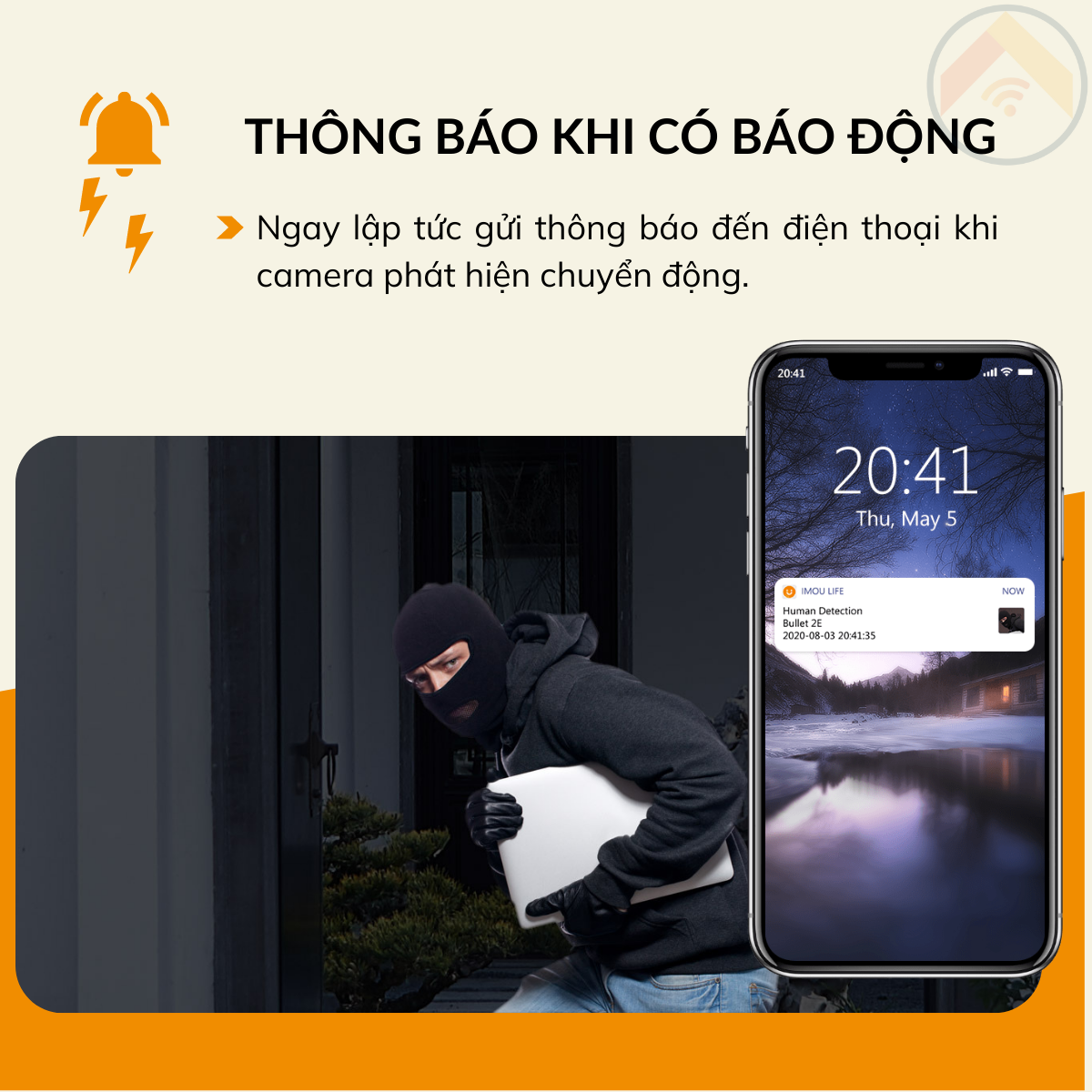 Hàng chính hãng Camera giám sát IMOU Bullet 2E-D F22FP kèm thẻ 32GB Wifi 2MP H264 đàm thoại 2 chiều