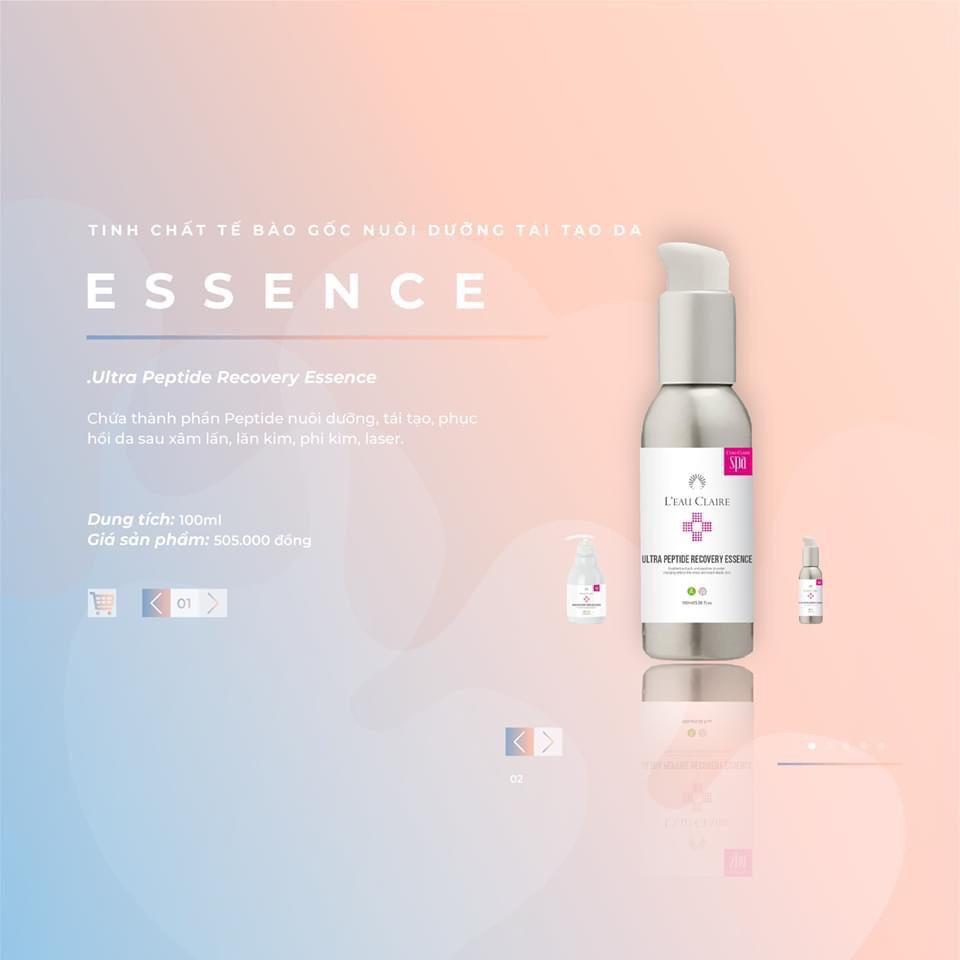 Tinh chất tế bào gốc nuôi dưỡng tái tạo da – Ultra Peptide Recovery Essence LEAU CLAIRE