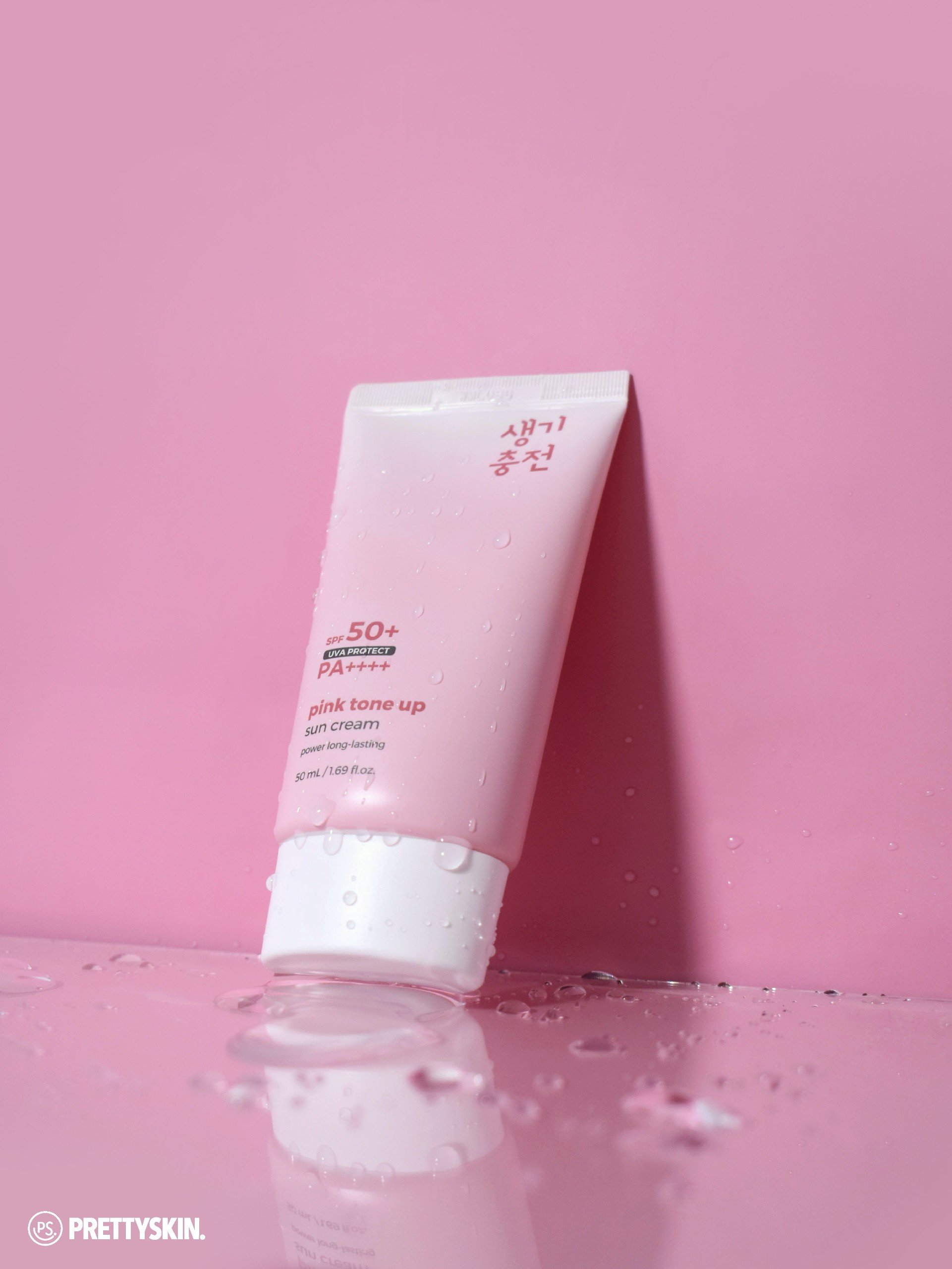 Kem chống nắng nâng tone trắng hồng Prettyskin Pink Tone Up SPF 50+ PA++++