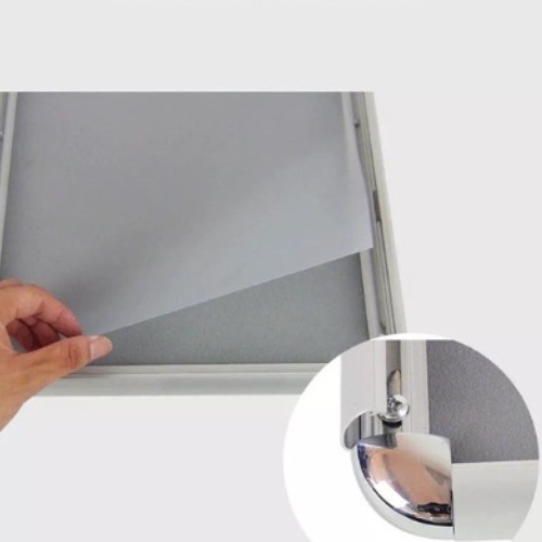 KỆ MENU SIZE A4 CHẤT LIỆU INOX SANG TRỌNG