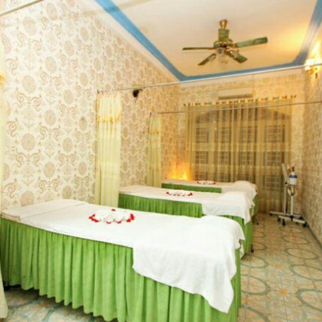 Ga trải giường spa cỡ nhỏ.