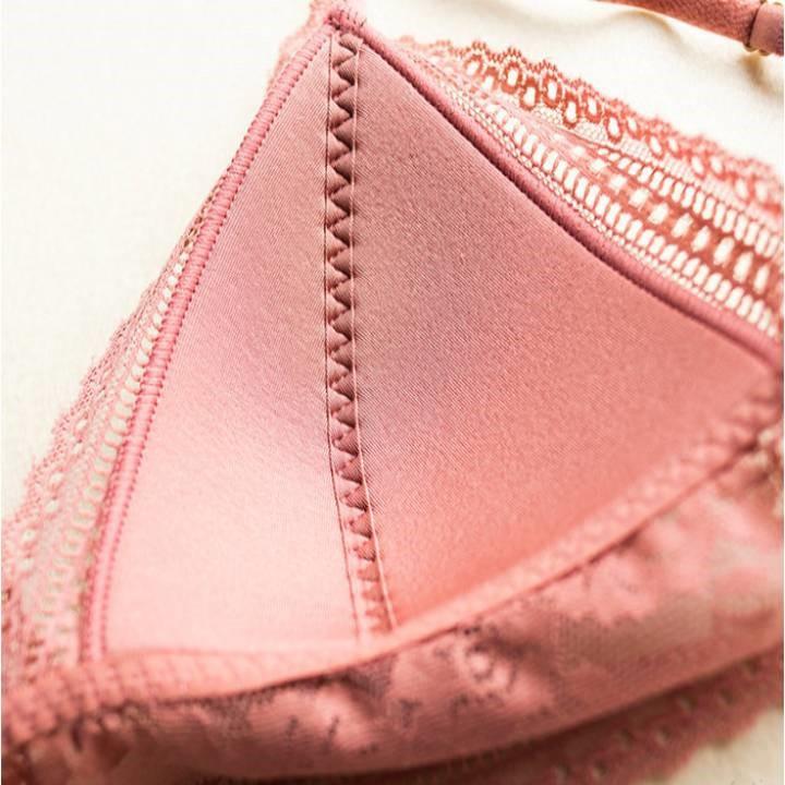 Áo Lót Bralette Ren Đệm Mỏng Không Gọng Xuất Nhật