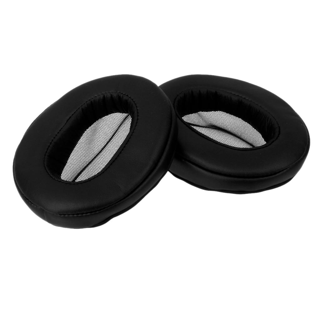 Replacement Ear Cushion Pads Earpads for  MDR-1A Headphone Black
