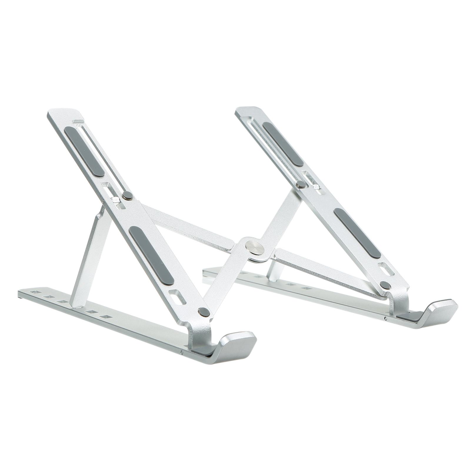 Foldable Laptop Stand Computer Holder Bracket 6-Level Adjustable Height Heat Dissipation Design Portable Bendable