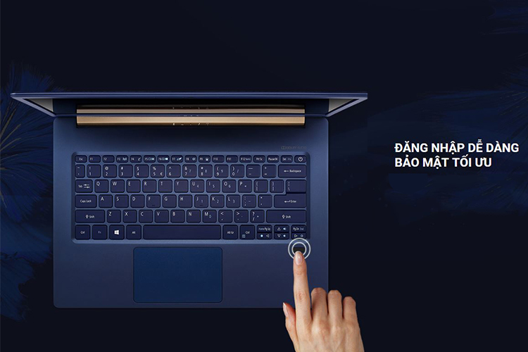 Laptop Acer Swift 5 SF514-52T-87TF NX.GTMSV.002 Core i7-8550U/ Win10 (14 inch) - Hàng Chính Hãng