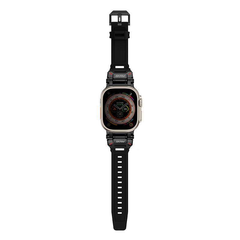 Dây Đồng Hồ Skinarma TITON Cho Apple Watch Size 49/46/45/44mm Độ Bền Vượt Trội Chống Nước Khóa Cài Kim Loại Hàng Chính Hãng