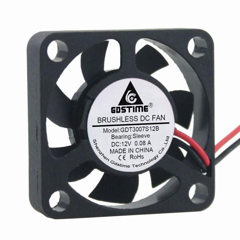1 Pieces Gdstime DC 11v 30x30x7mm 3007 Sleeve 3cm Silent Micro Laptop Cooling Cooler Fan 30mm x 7mm 1Pin 1.14