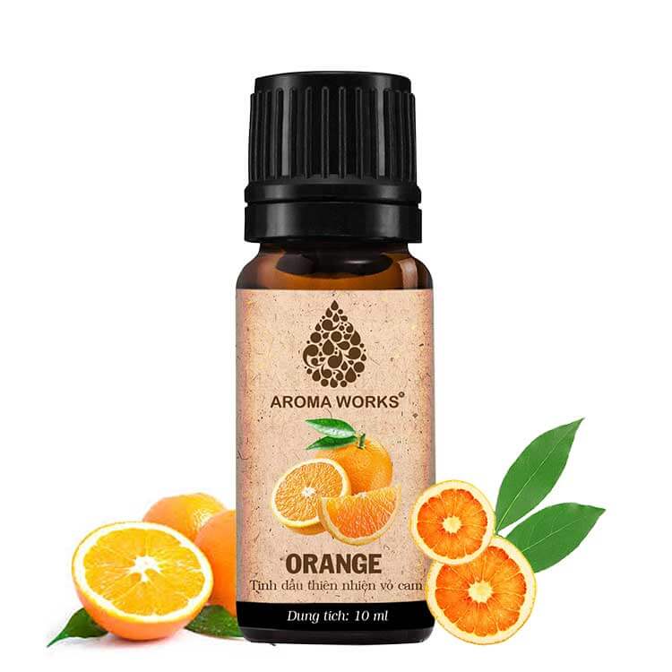 Combo 3 Tinh Dầu Nguyên Chất Aroma Works: Tinh Dầu Vỏ Cam + Tinh Dầu Vỏ Chanh + Tinh Dầu Vỏ Bưởi