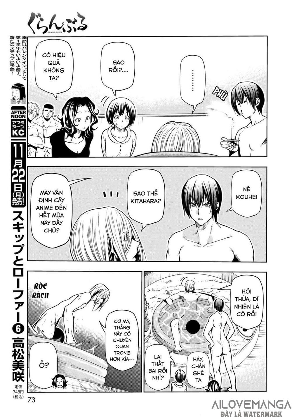 cô gái thích lặn - grand blue chapter 73.2 14