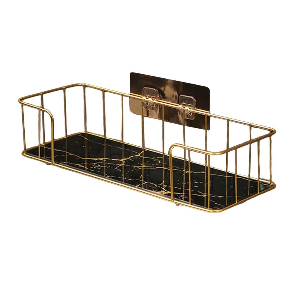 Wall Mounted Bathroom Trays Cosmetic Storage Rack for Home Toilet Bathroom Accessories