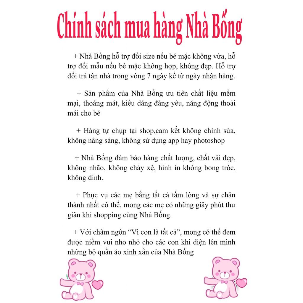 Bộ dài bé trai hàng cao cấp thêu chữ Everything size 15 - 39 kg