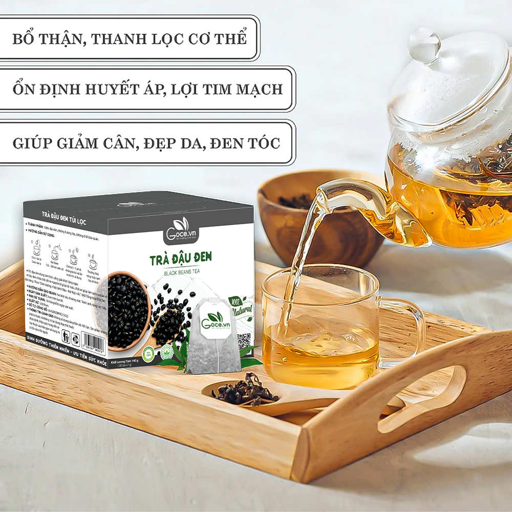 Trà đậu đen túi lọc Goce