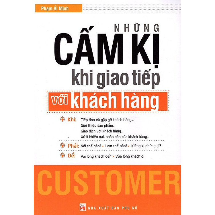 Sách: Những Cấm Kị Khi Giao Tiếp Với Khách Hàng (Tái Bản)