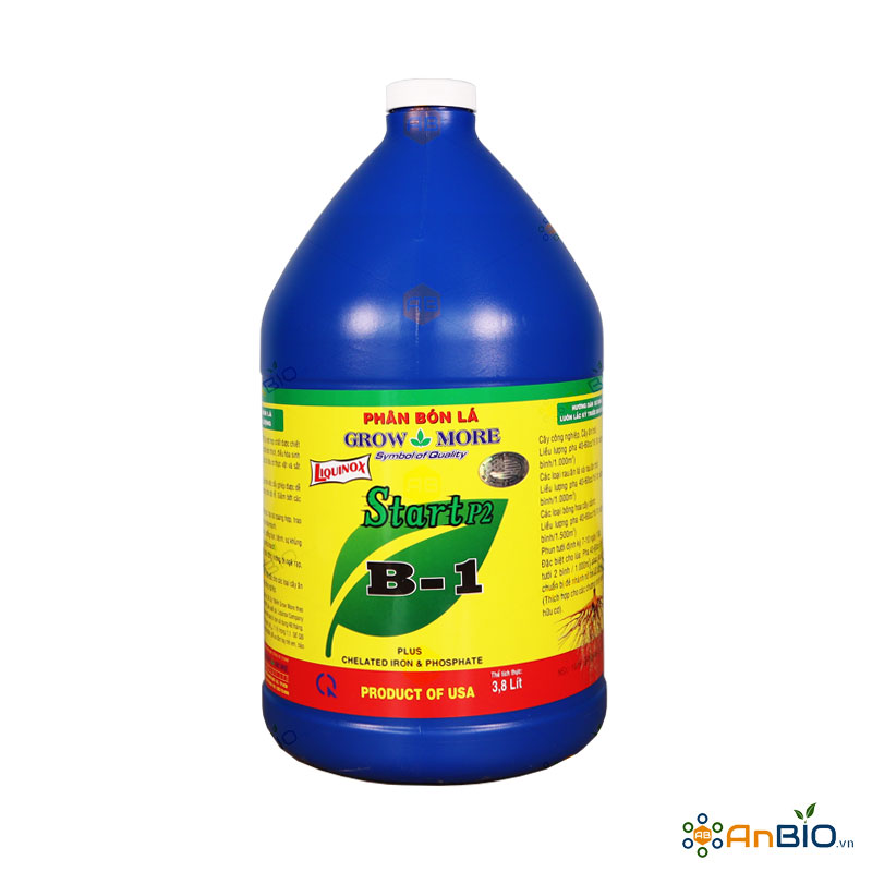 Phân Bón Lá Growmore Vitamin B1 Start Can 3.8 Lít
