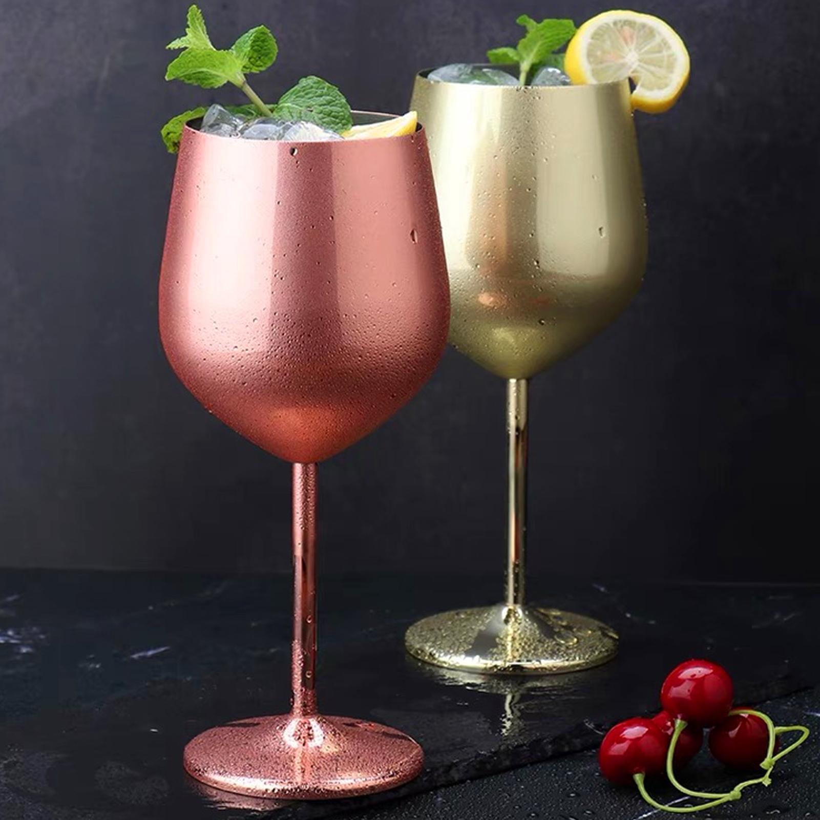 500ML/17Ounce Red Wine Goblet Outdoor Wine Container Stainless Steel Champagne Cup Premium Quality All Purpose