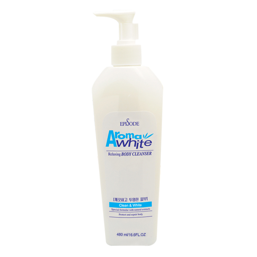 Sữa Tắm Trắng Aroma White Relaxing Body Cleanser (480ml)