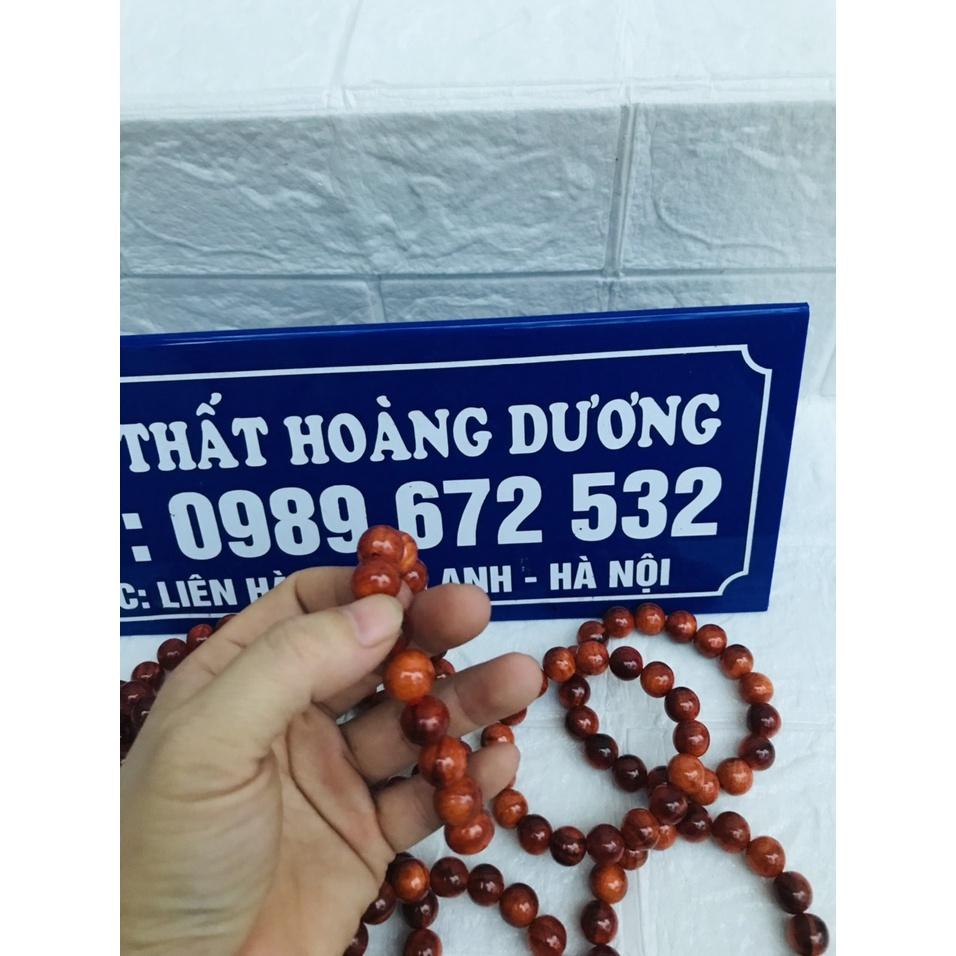 Vòng Tay Gỗ Huyết Long Thấu Quang 100% 12 ly