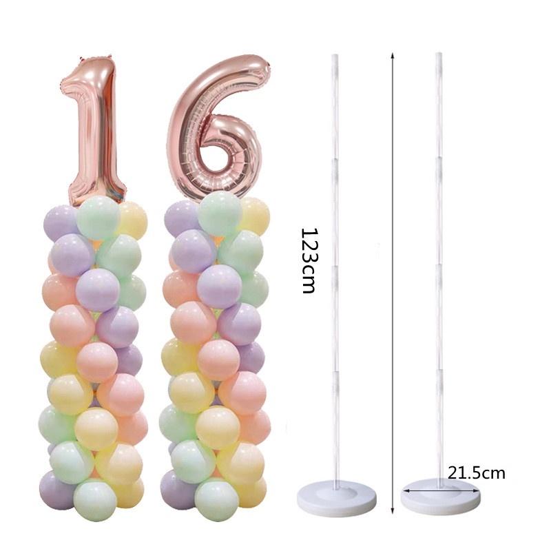 Bộ Bong Bóng Kèm Giá Đỡ Dùng Trang Trí Tiệc Sinh Nhật