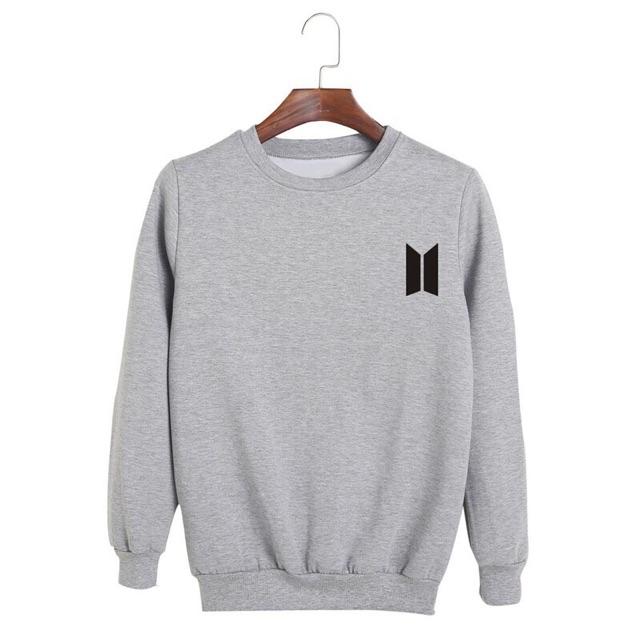 Áo nỉ sweater nam nữ logo BTS CÓ BIGSIZE ĐẾN HƠN 100kg