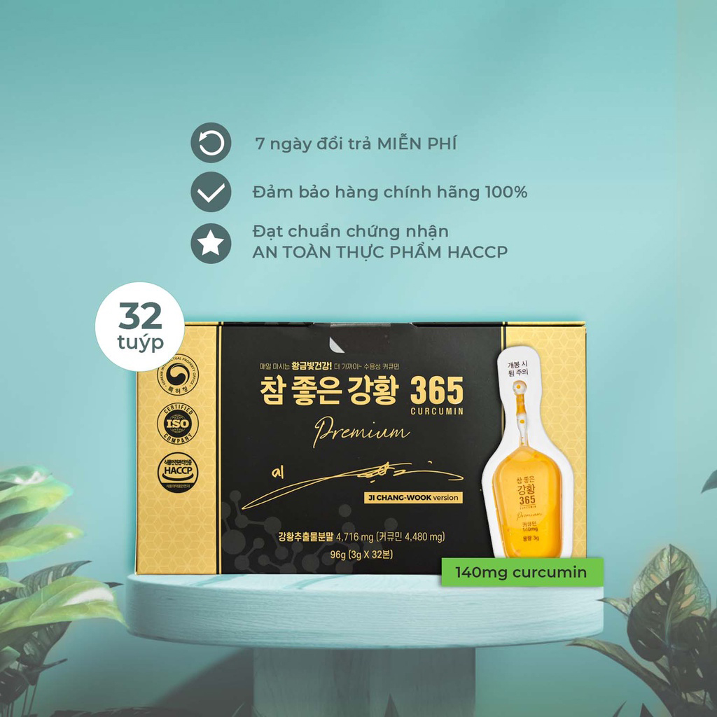 [Ji Chang Wook Version] Tinh chất Nano Curcumin 365 Premium Hàn Quốc