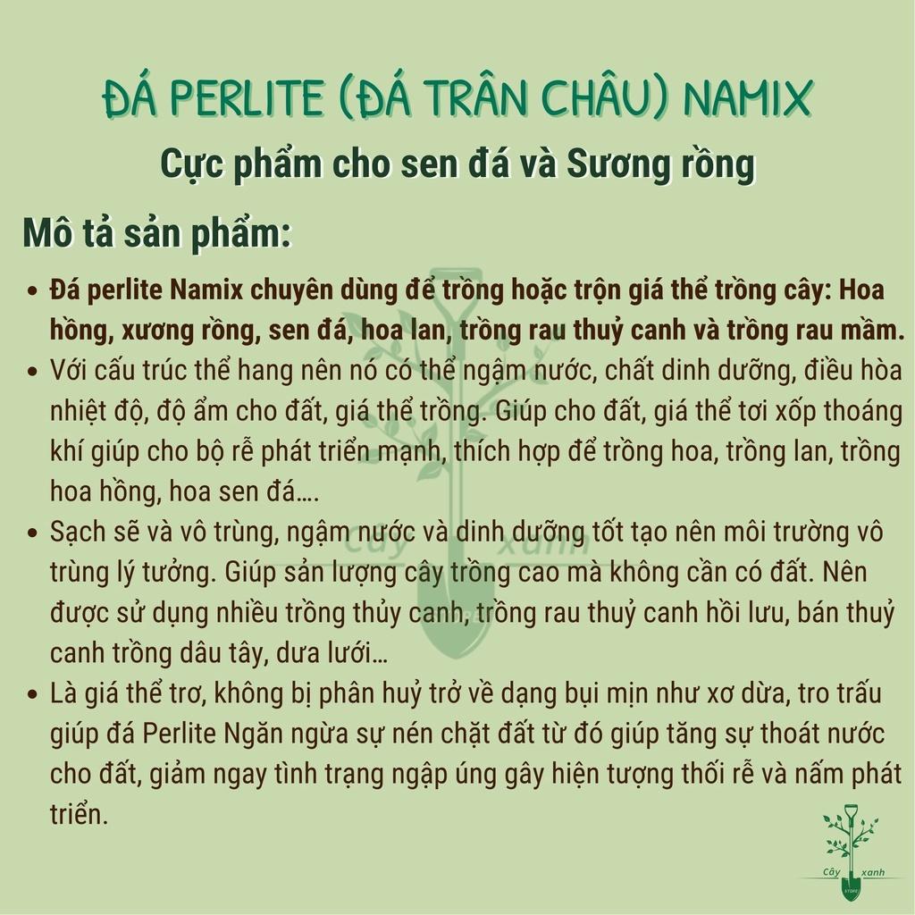 Đá Perlite Đá Namix Đá Trân Châu - Cực Phẩm Cho Sen Đá, Xương Rồng