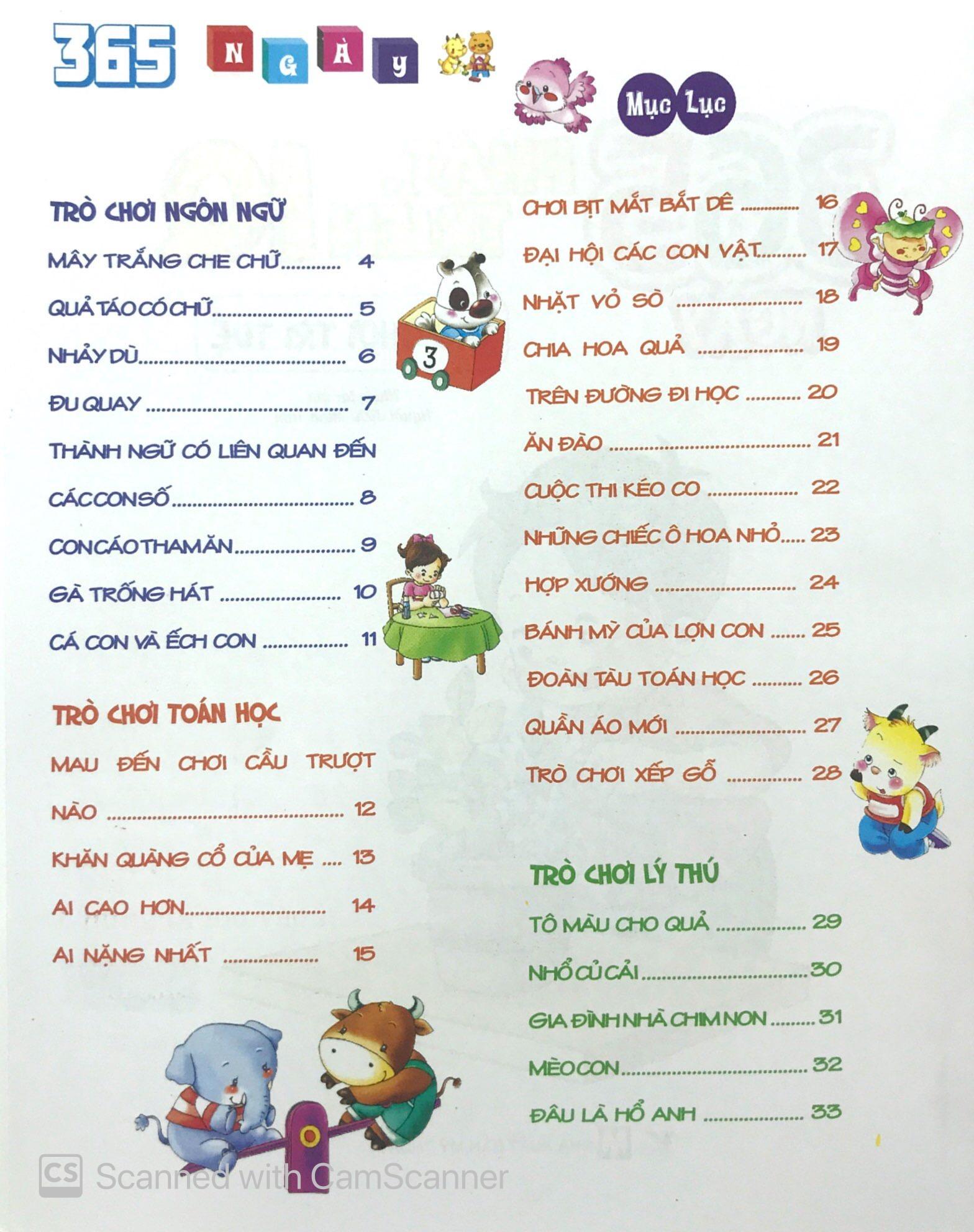 Sách 365 Ngày Phát Triển IQ - Trò Chơi Trí Tuệ