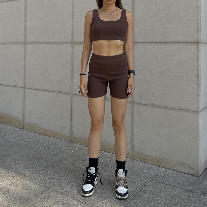 ÁO BA LỖ CROP TOP AZIER