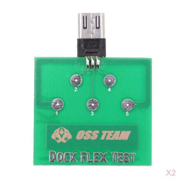 2 X Micro USB 5 Pin PCB Board for Android Mobile Phones U2 IC / USB Battery Power Charging Dock Flex Test