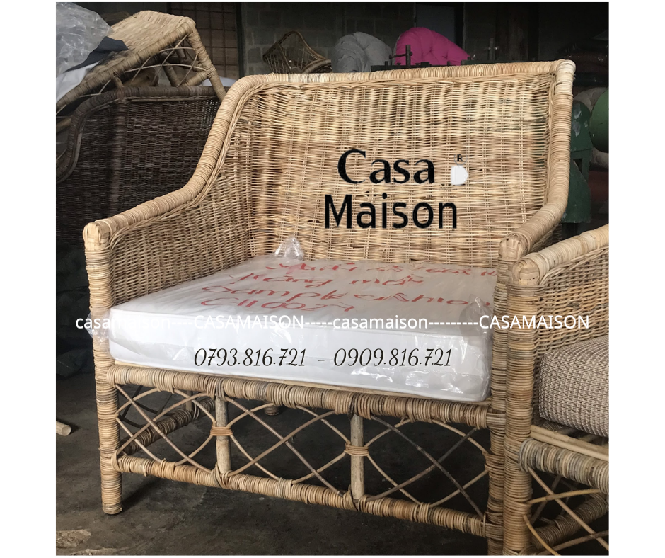 Bộ Bàn Ghế Theo Phong Cách Cổ Điển _ Rattan Set In Vintage Style SET006