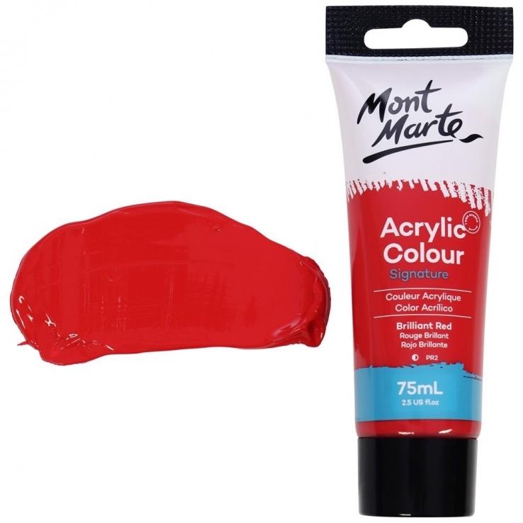 Màu Acrylic Mont Marte 75 ML MSCH7510 - Màu Brilliant Red