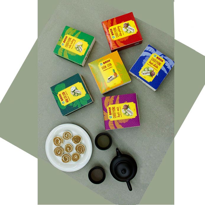 Bánh chuối phồng hạt mè TƯ BÔNG 140g