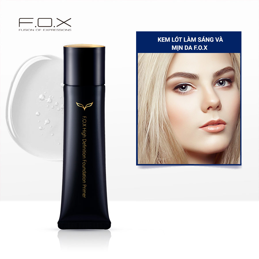 0126241 F.O.X Kem lót High Denifition Foundation Primer sáng mịn da 35ml