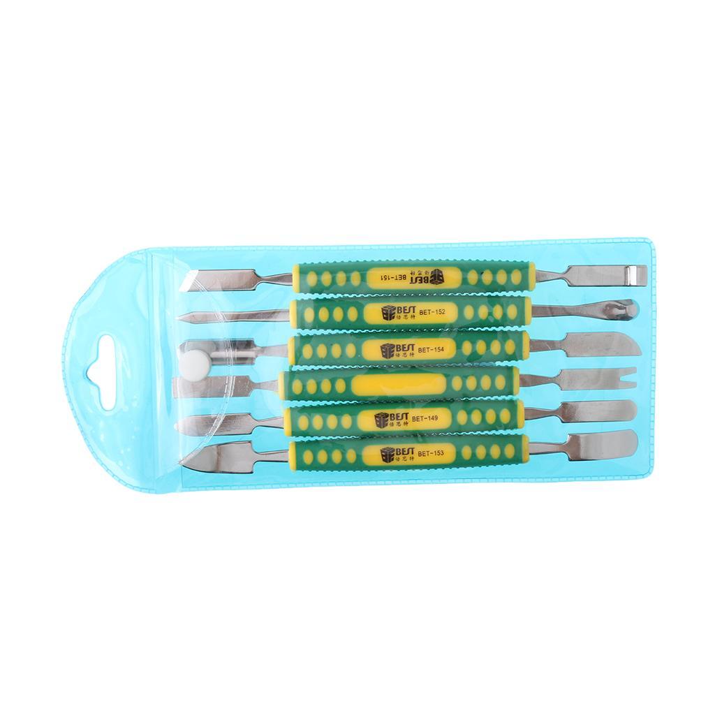 6 in 1 Repair Opening Tools Metal Pry Spudger Disassemble Set Cell Phone