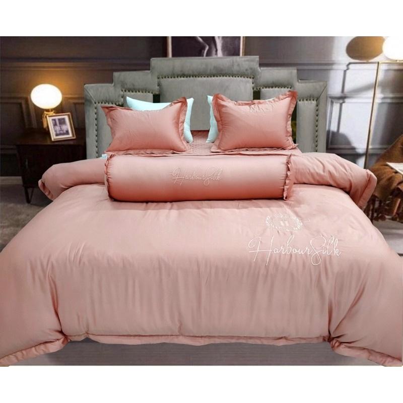 Trọn bộ 5 món chăn ga gối Habour Silk - HÀNG CÓ SẴN