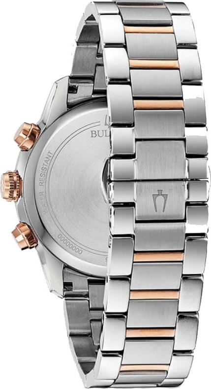 Đồng Hồ BULOVA Nam Dây Kim Loại Pin-Quartz 98B335 - Mặt Xám (44mm)