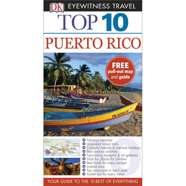 [Hàng thanh lý miễn đổi trả] DK Eyewitness Top 10 Puerto Rico