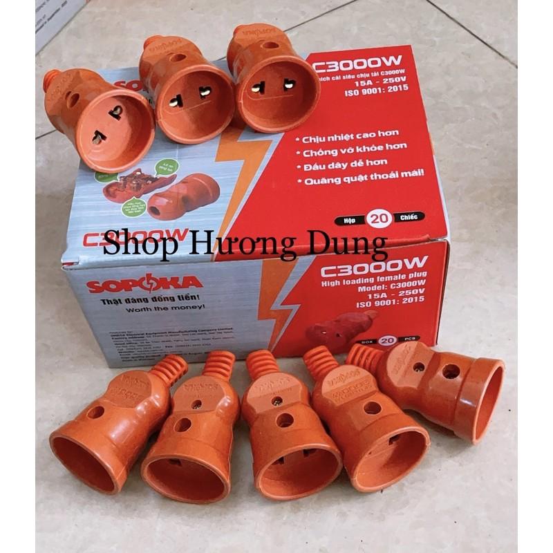 Phích nối âm siêu chịu tải,phích cái C3000W