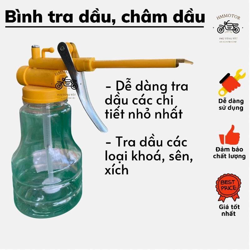 Bình châm dầu, bơm nhớt, bình vịt dầu, tra nhớt tiện lợi